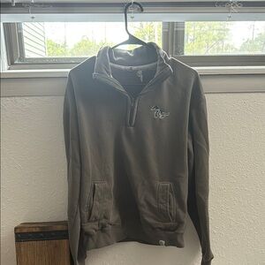 Women’s  Gray Half-Zip Sweater